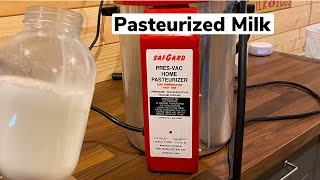 Milking Goats / How we Pasteurize Our Goats Milk - Safeguard Pasteurizer