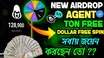Agent 301 airdrop | agent 301 telegram airdrop | Agent Telegram new mining bot |