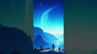 [space ambient music] drifting through silent stars | Instrumental Background Music #shorts