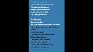 Download lagu sejenak BIRU BARU (lyrics)
