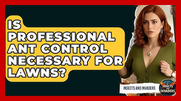 Is Professional Ant Control Necessary For Lawns? - Insects and Invaders