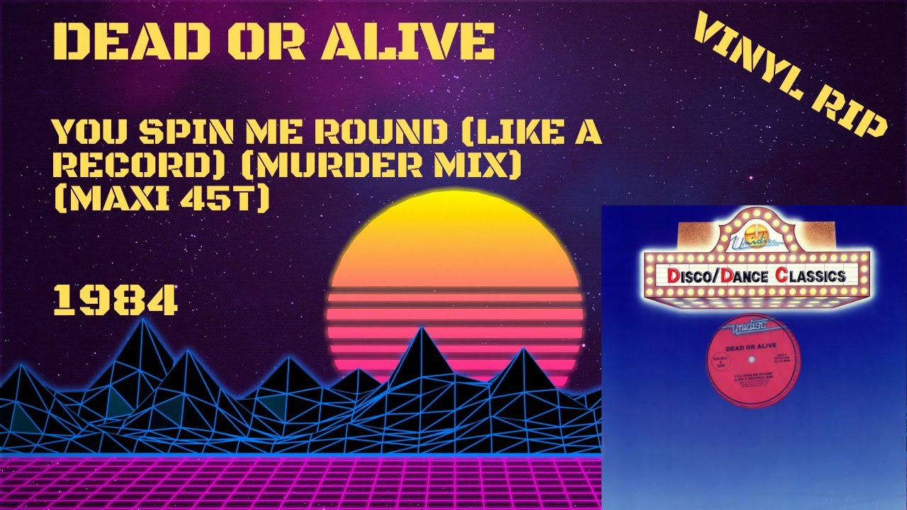 Vinyl Dead Or Alive ‎You Spin Me Round maxi 12 inches Promo France