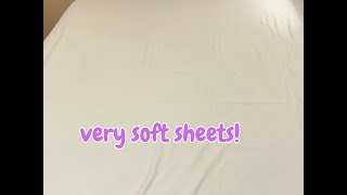 These bed sheets are so soft! NTBAY Fitted Sheets Review