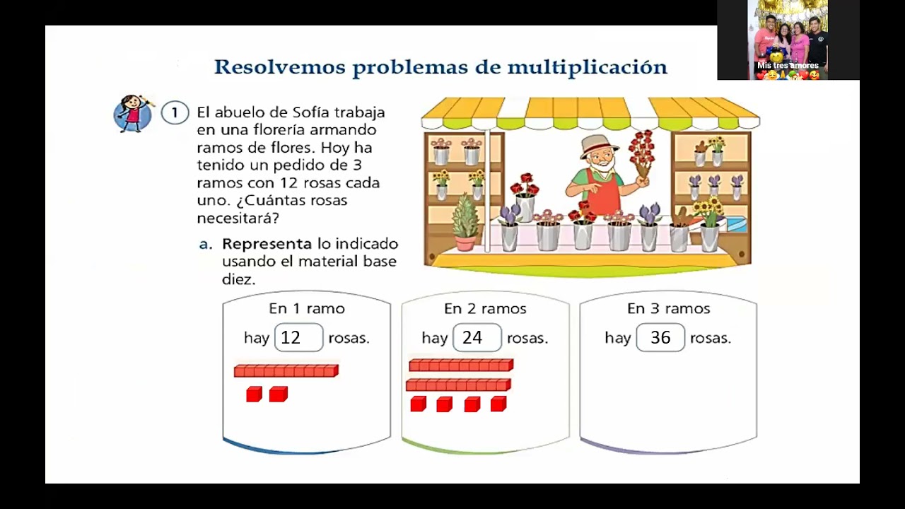 Aprendo en casa: Resolvemos problemas de multiplicación - Tercer grado