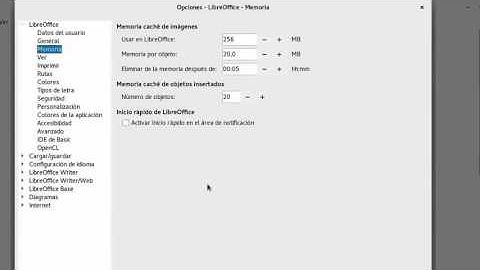 optimizar libreoffice