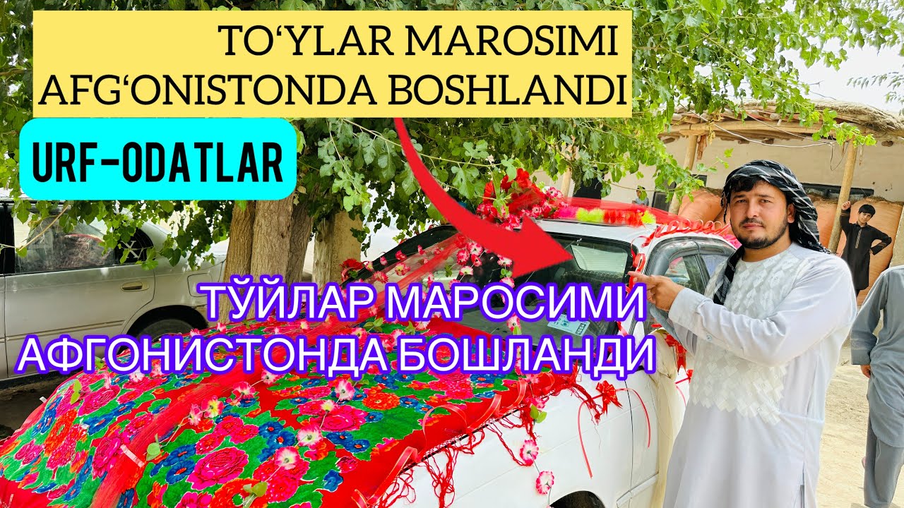 ТЎЙЛАР МАРОСИМИ АФГОНИСТОНДА БОШЛАНДИ •TOʻYLAR MAROSIMI AFGʻONISTONDA BOSHLANDI