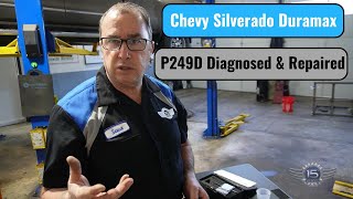 Chevy Silverado Duramax P249D Diagnosed and Repaired