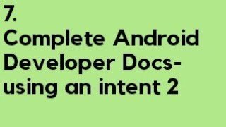 Famous Complete Android Developer Docs - Intent -2 Wealth