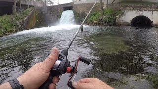 San Antonio 1850s Mill and a Crystal Clear Waterfall. This River is Amazing!