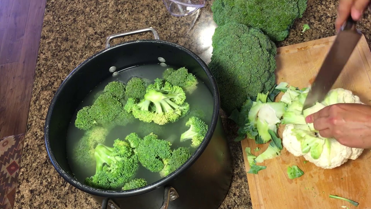 Blanching And Freezing Broccoli YouTube