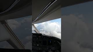 Punching through turbulent IMC with no autopilot