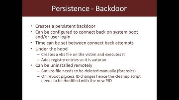 Metasploit 12 Post Exploitation Backdoors and Rootkits