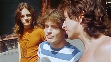 AC/DC - Interview in Covent Garden, London, August 1976