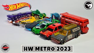 Hot Wheels Metro 2023  The Complete Set Including the Time Shifter Treasure Hunt