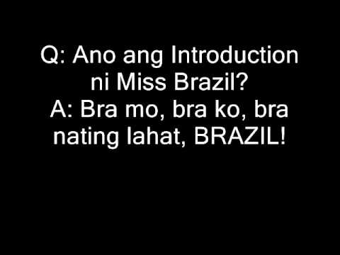 Funny miss gay questions