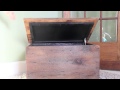 Soft close Lid - Reclaimed Wood Bench Soft close Lid - Reclaimed Wood Bench