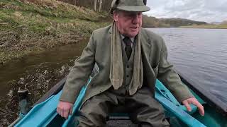 Salmon fishing Rutherford on the River Tweed 28th February 2024