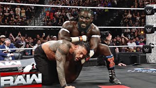 Wwe 11 June 2026 Oba Femi Brutal Attack Roman Reigns Wwe Raw 2026 Highlights
