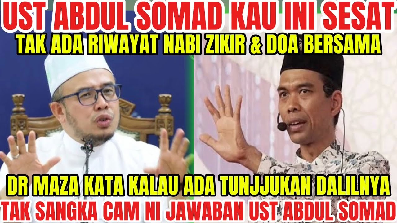 SESAT & BIDAAH❗ZIKIR & DOA BERSAMA SELEPAS SHOLAT BUKAN AJARAN NABI❗TAK SANGA NI JAWABAN CERDAS UAS❓