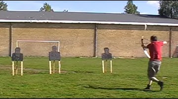 Saracen Archery: 3 arrows in 1 ½ seconds.