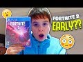Kid Claims to Have Fortnite 2 Early