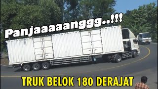 Truk Besar dan Panjang!! TRUK JUMBO PT BAKTI Transindo | Truck Trailer Truk Gandeng Truk Wingbox