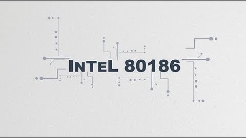 Intel 80186 Microprocessor