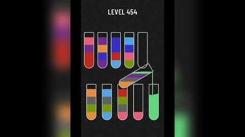Water sort puzzle level 454