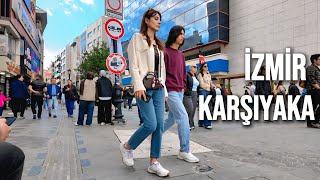 🇹🇷 Izmir’s Other Side: Main Street vs Quiet Back Streets | Karşıyaka 4K Walking Tour 👣