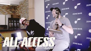 Jordan Clarkson SURPRISED with Sixth Man trophy from Joe 🏆 | All-Access presented by Vivint