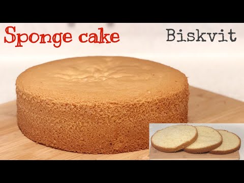 SUPER SIMPLE EASY SPONGE CAKE | BISKVIT hardoim oxshidi