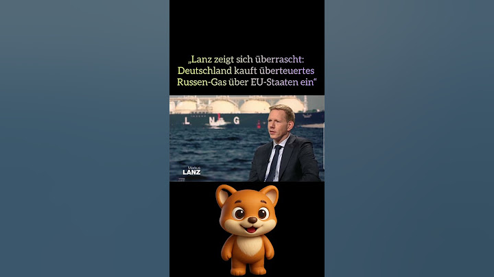 Lanz is surprised: Germany buys overpriced Russian gas via EU states