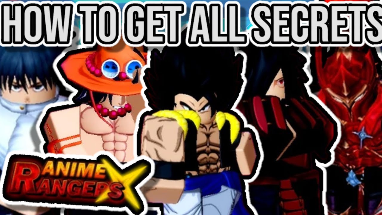 How To Get EVERY SECRET In Anime Rangers X! - YouTube