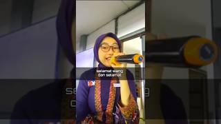 cantik bersuara merdu , pengisi suara Announcement KAI #shorts
