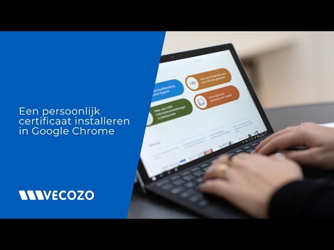 Installeren VECOZO-certificaat in Chrome