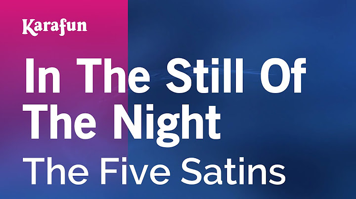 In the Still of the Night Instrumental version - Instrumental performance video thumbnail