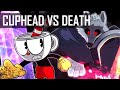 Cuphead vs death boss battle animation