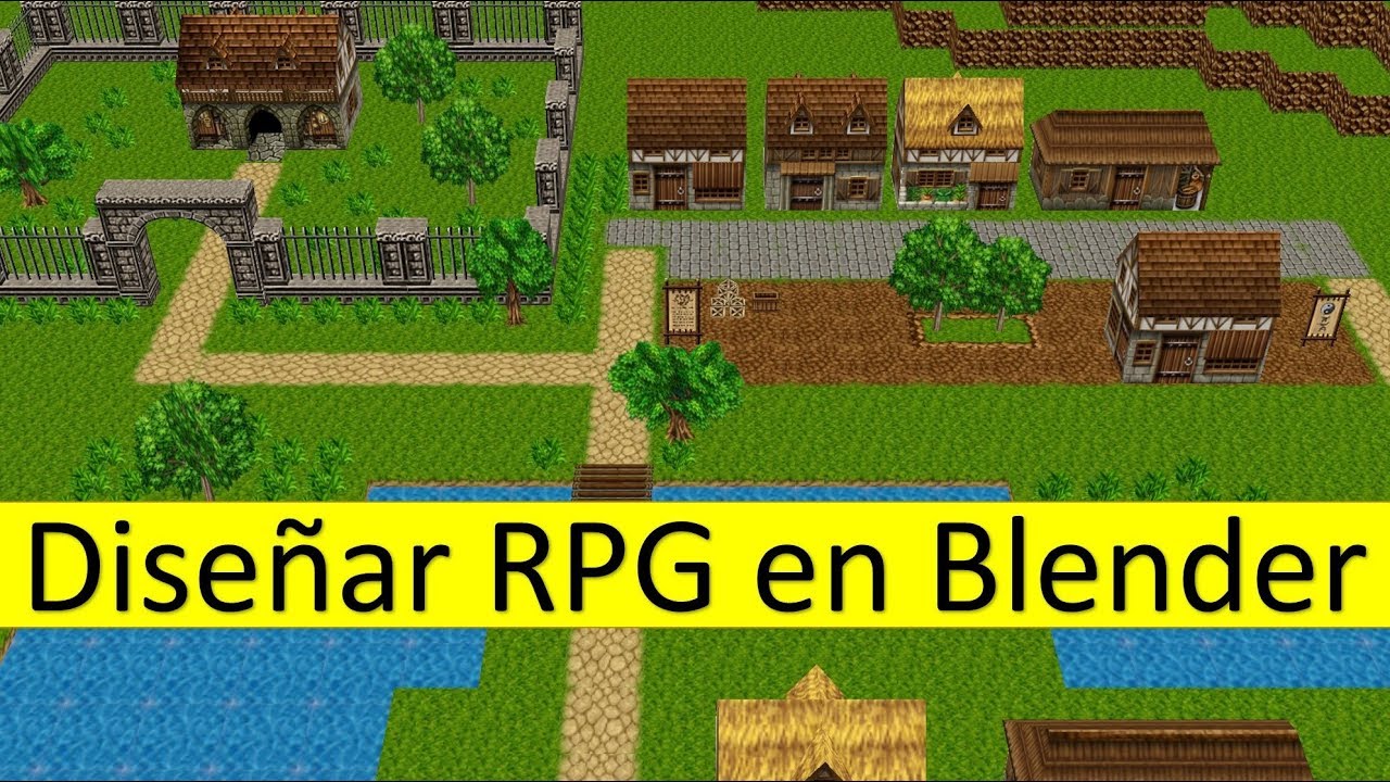 Diseñar Juego RPG en Blender. by Multimix - YouTube