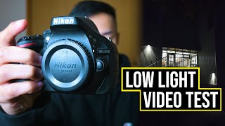 Nikon D5200 + Nikon Z50 in Low Light Video TEST Showdown (Low Light Tutorial)