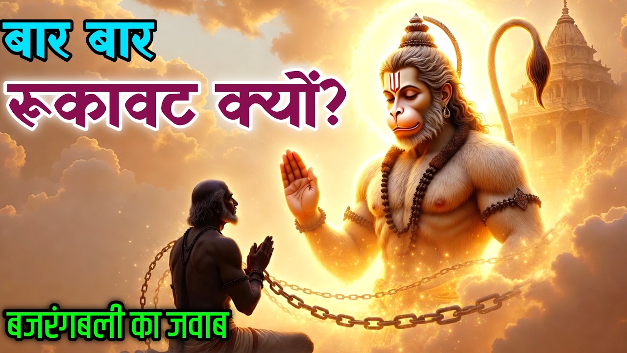 बार बार रुकावट क्यों आती है? हनुमान जी का संदेश @divinehanuman23 