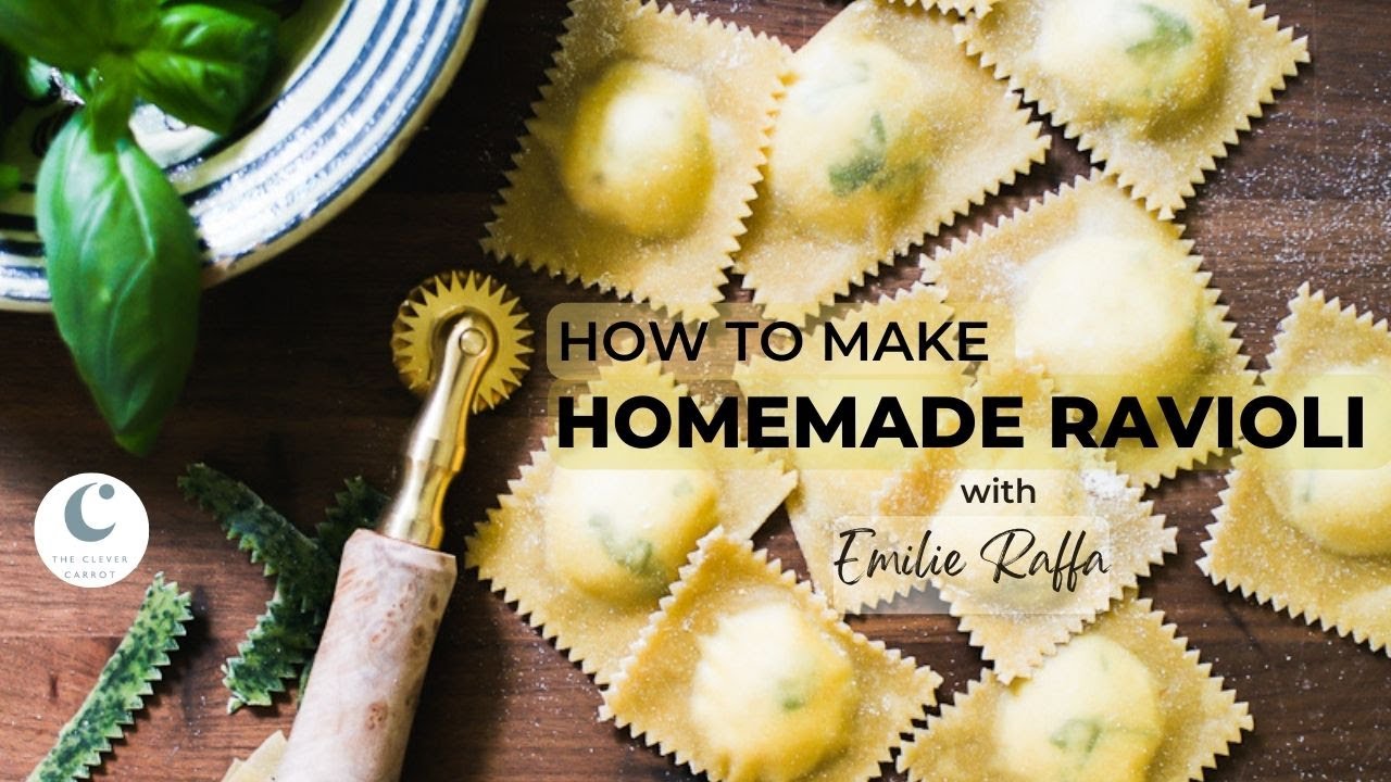 Making ravioli with the KitchenAid Ravioli Attachment