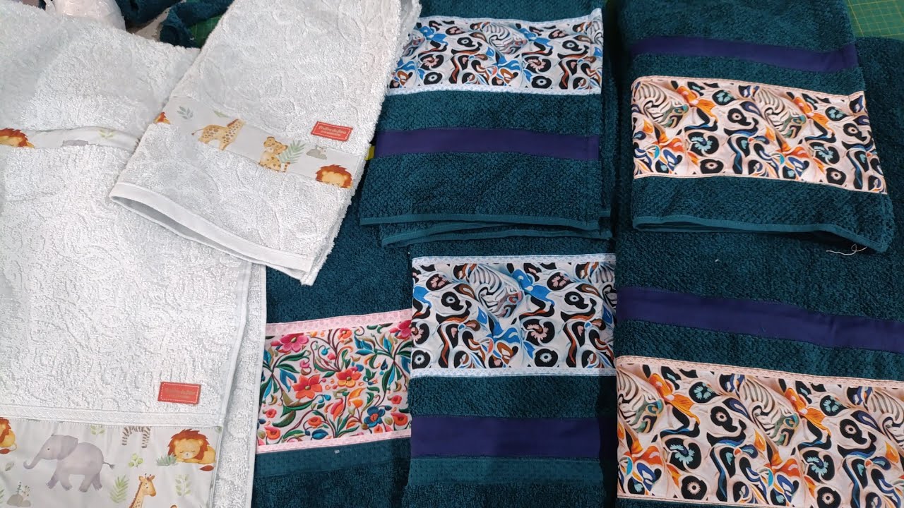 COMO EMENDAR RETALHOS PARA FAZER TOALHAS DE BANHO ❤️