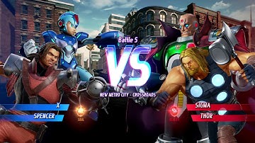 MARVEL VS. CAPCOM: INFINITE X Alt.,Spencer Alt. Gameplay In Arcade Mode