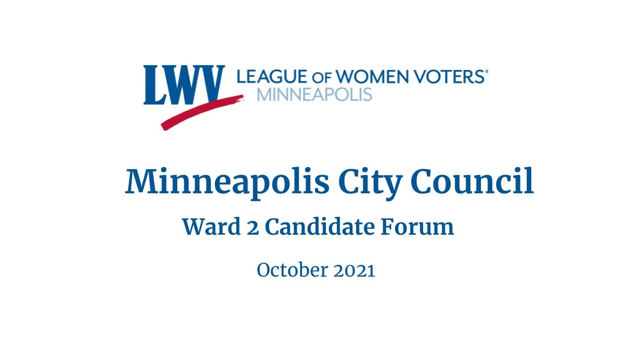 2021 City Council Ward 2 Forum