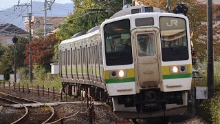 211系A28編成(矢絣色) SLレトロぐんま横川号の先行列車として高崎へ‼︎
