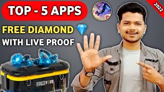 Top 5 App | free diamonds in free fire | how to get free diamonds in free fire |diamonds earning app