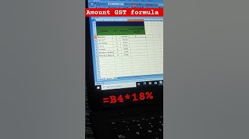 Kisi amount ki gst nikalna seekhe #shortvideo #shorts #viral #tranding #ms_excel #excel #gst