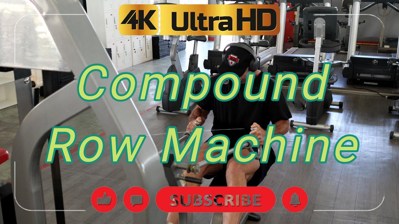 💪 Hit your lats hard with the Compound Row Machine
