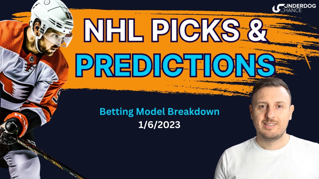 NHL Picks Today 1/6/23 Underdog Chance Bets & Predictions from Ice