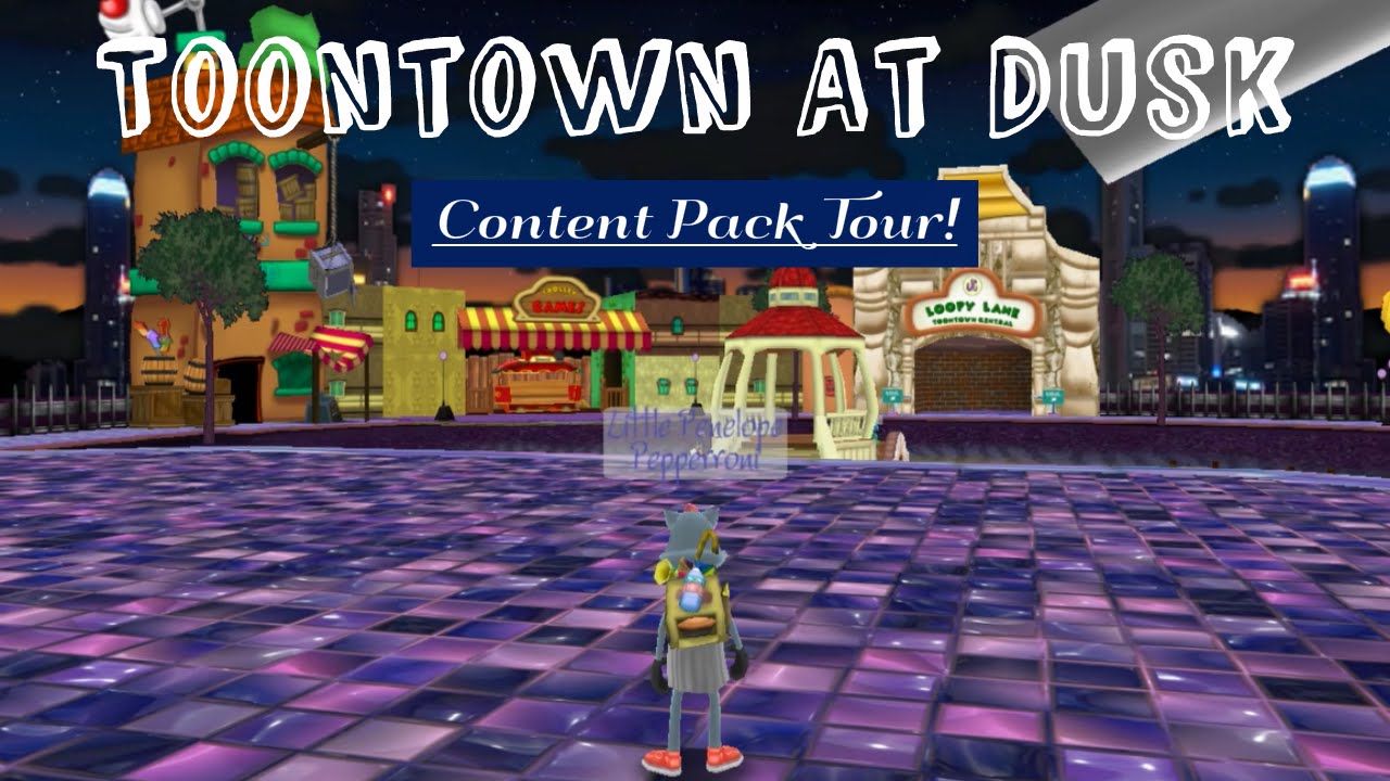 toontown at dusk